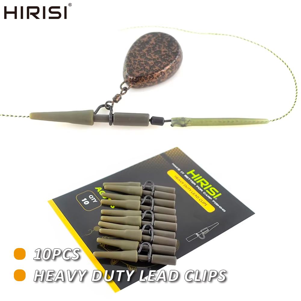 Ice Fishing Tip Up - Hirisi 10 adet Ağır Kurşun Klipler