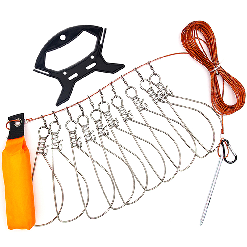 Fishing Equipment Hook - Yeni【Paslanmaz Çelik Balıkçılık Kilit Tokalı İp