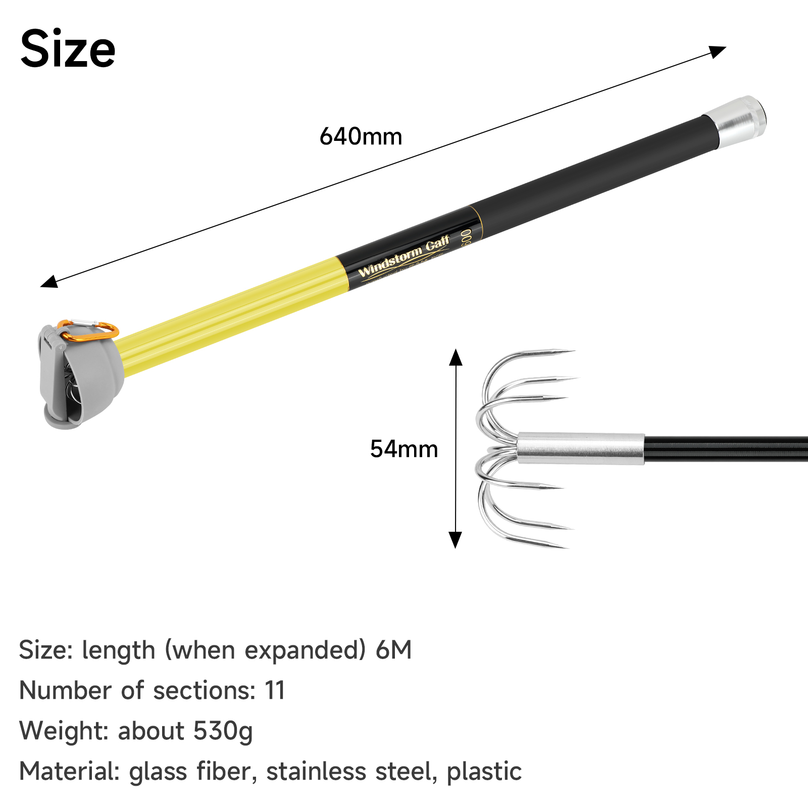 SANLIKE 6M Teleskopik Kalamar  - Carbon Fishing Rod incelemesi ve fiyatı