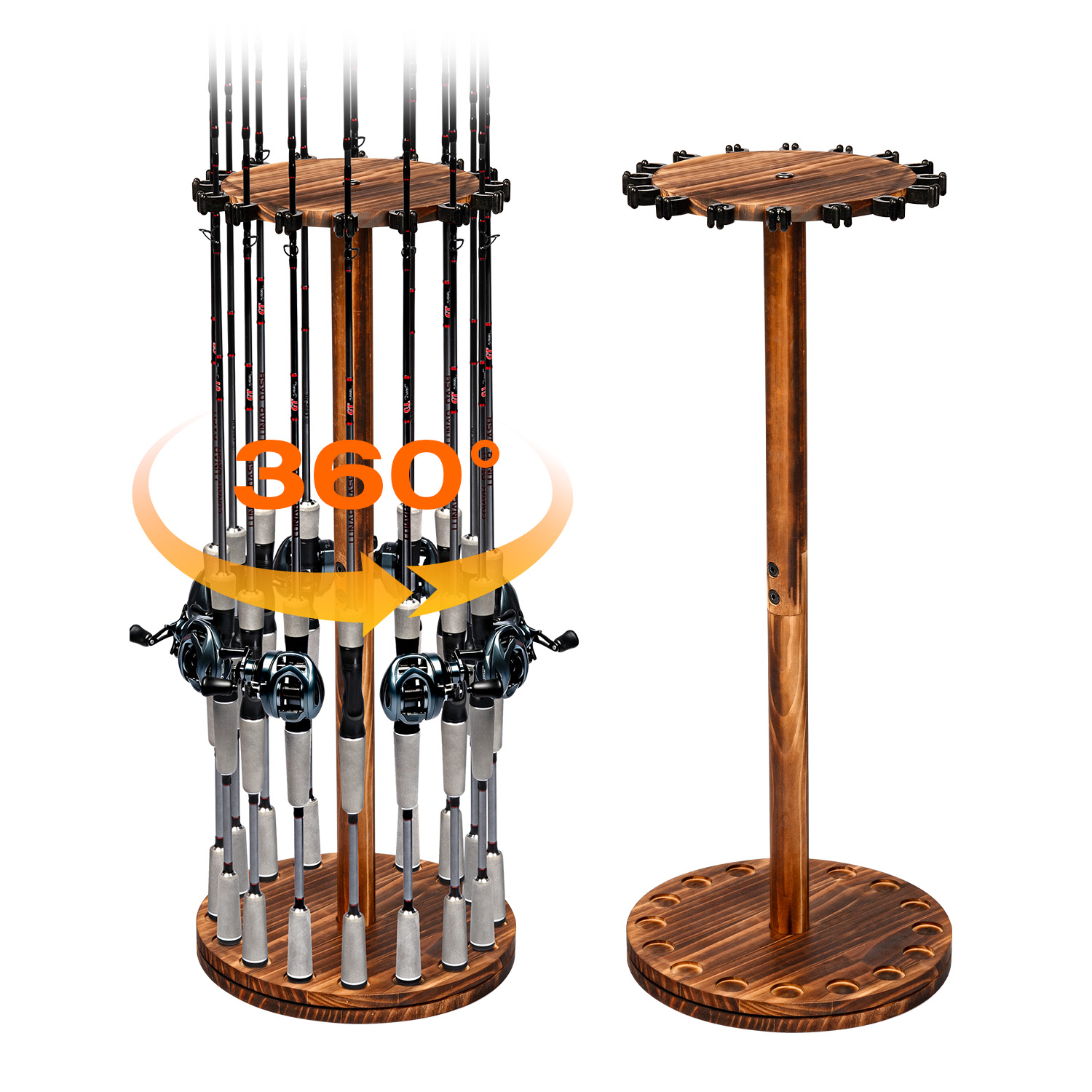 Yuvarlak Kömürleşmiş Ahşap Olt - Carbon Fishing Rod incelemesi ve fiyatı