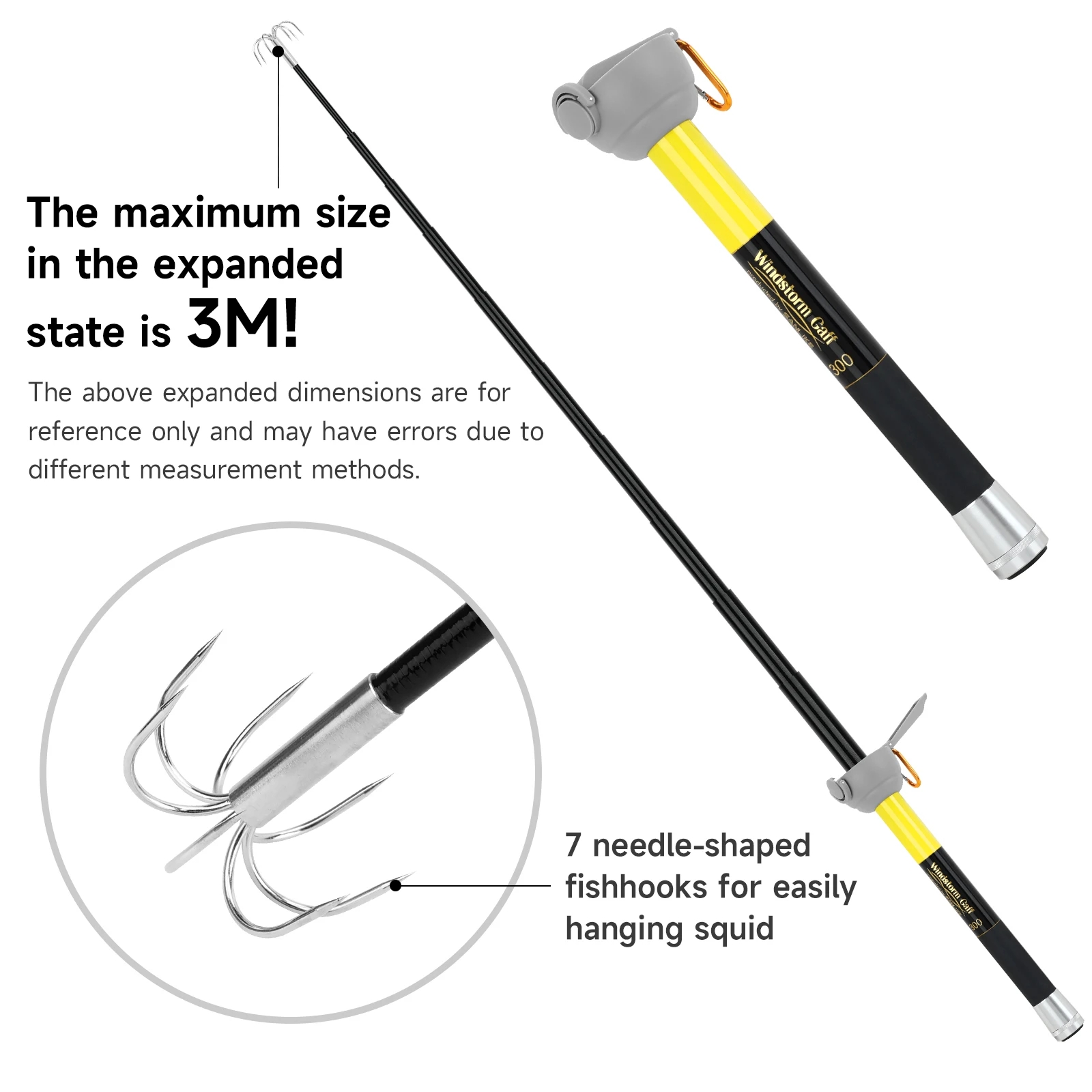 SANLIKE 7 pençeli Paslanmaz Çe - Carbon Fishing Rod incelemesi ve fiyatı