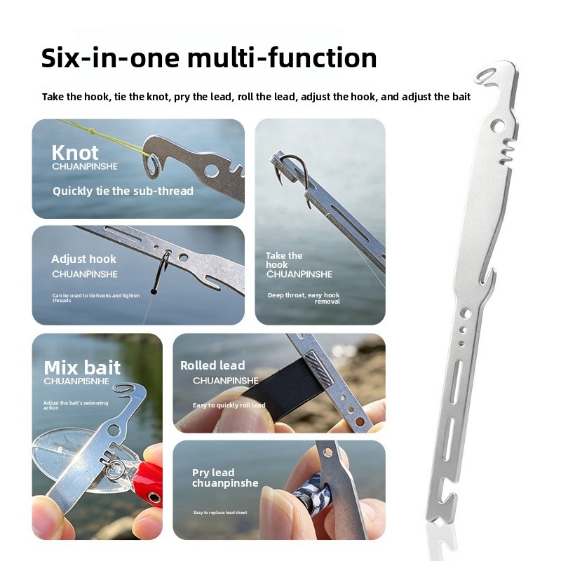 QAJTAO 4 Adet 6'sı 1 Arada Pas - Fishing Equipment Target incelemesi ve fiyatı